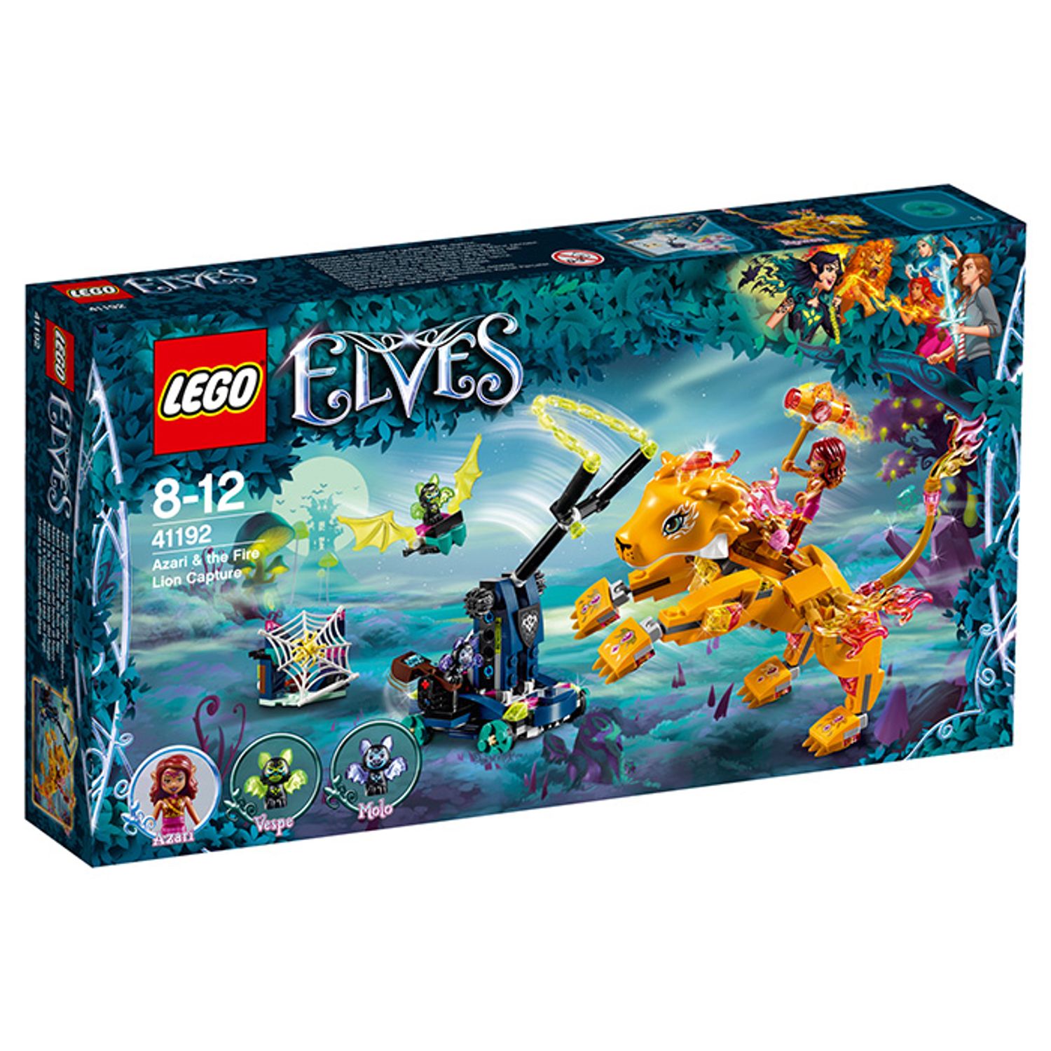 LEGO Elves - Azari si capturarea leului de foc (41192), 360 piese fotografia produsului