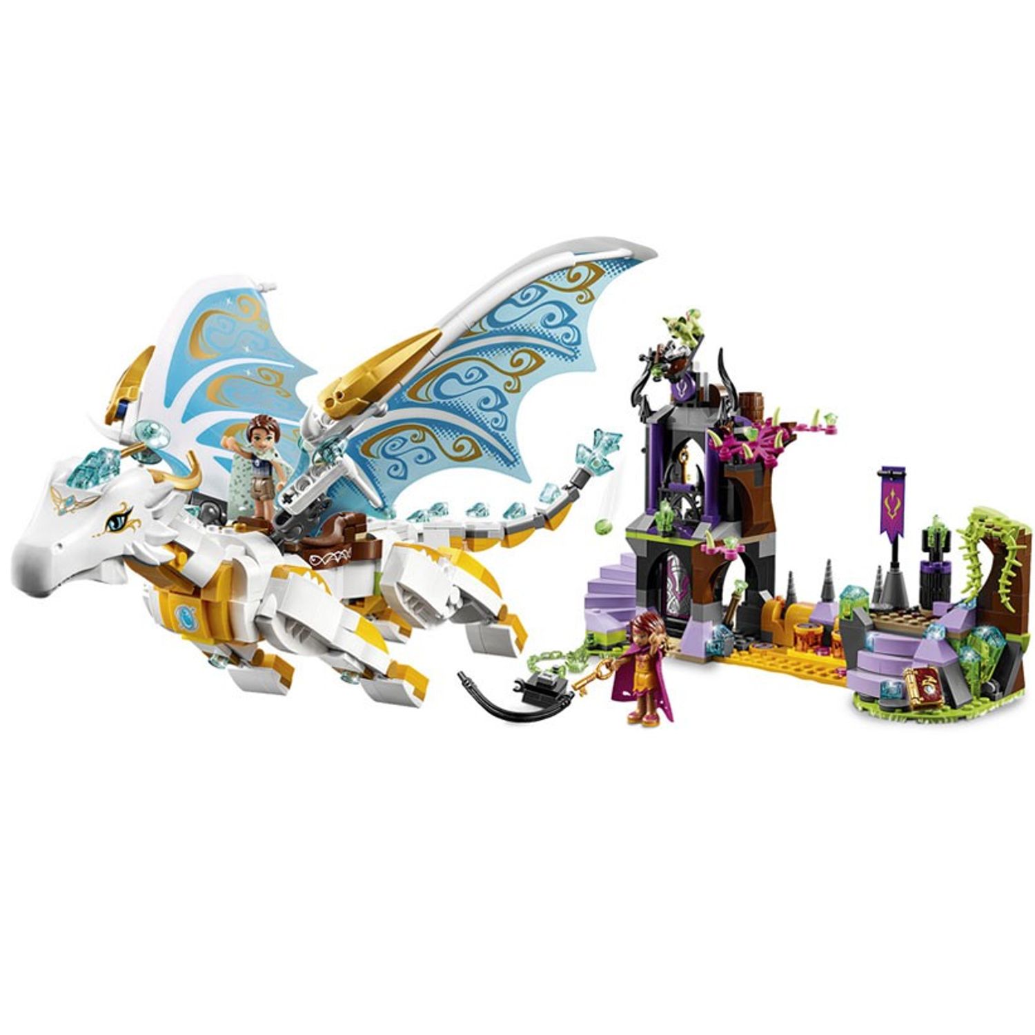 LEGO Elves - Eliberarea reginei dragon (41179), 833 piese fotografia produsului View 3 L