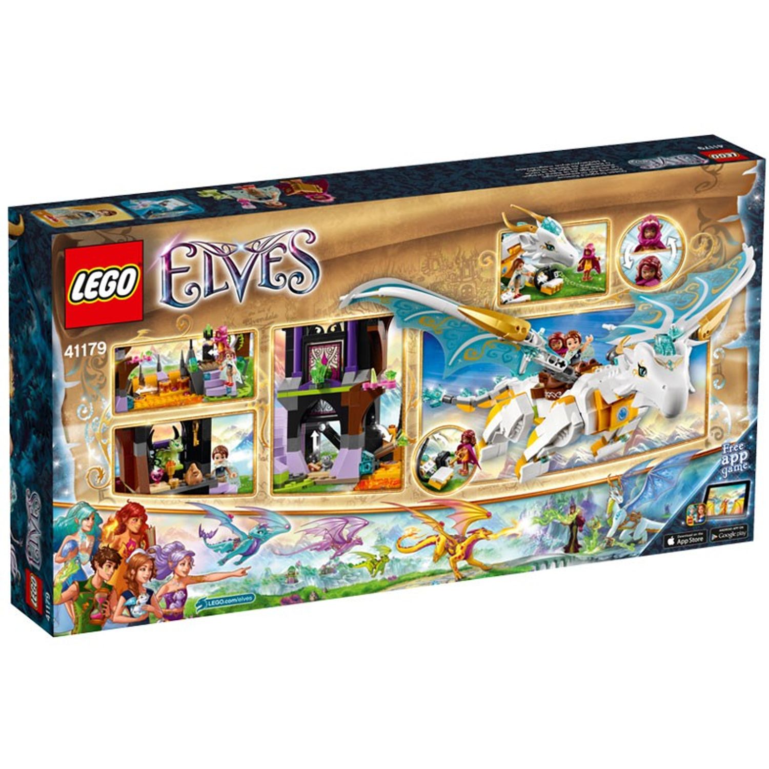 LEGO Elves - Eliberarea reginei dragon (41179), 833 piese fotografia produsului View 2 L