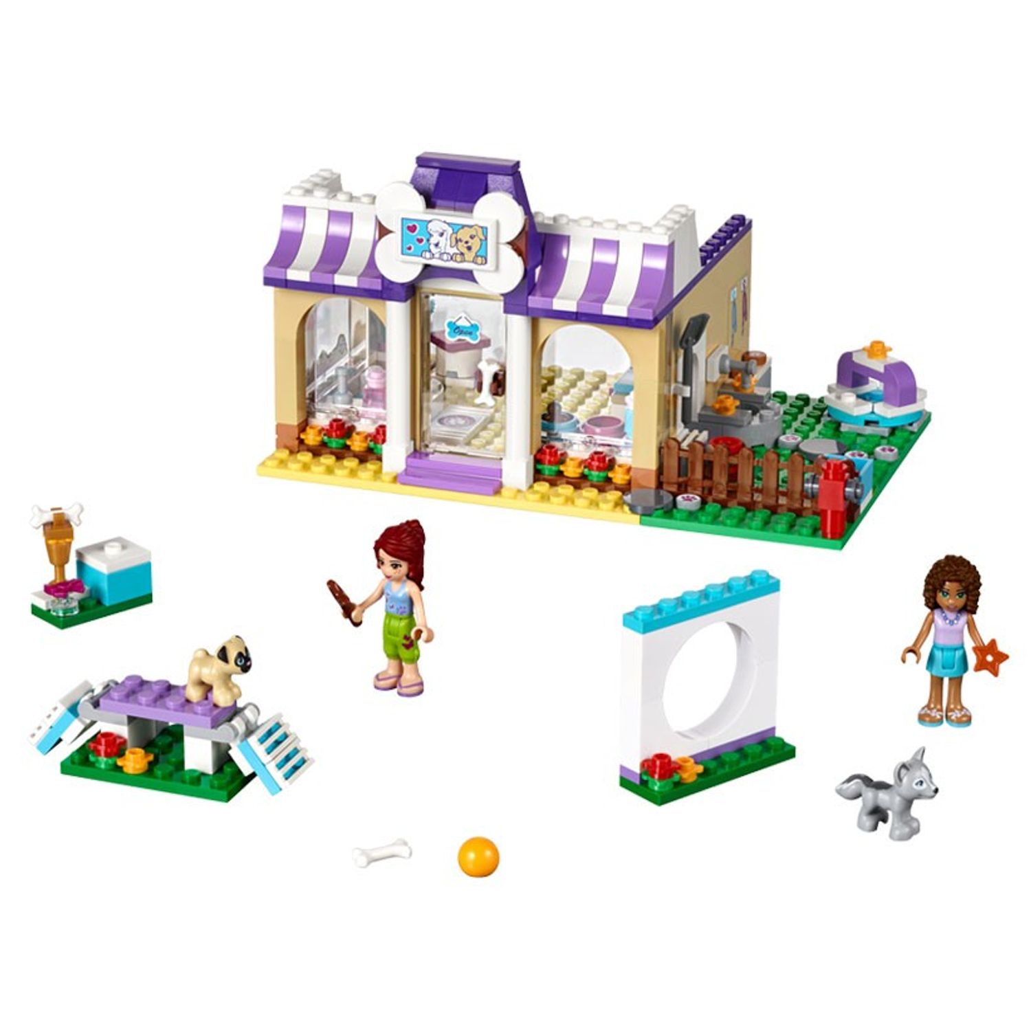LEGO Friends - Gradinita cateilor din Heartlake (41124), 286 piese fotografia produsului View 3 L