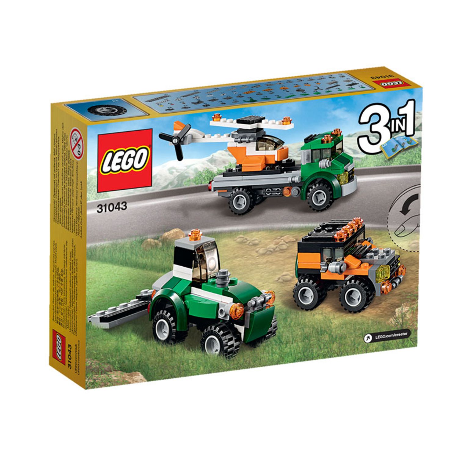 LEGO Creator - Transportor de elicopter (31043), 124 piese fotografia produsului View 2 L