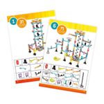 Joc de constructie tip Marble Run - Cursa cu bile si lift - 71 piese fotografia produsului View 2 S