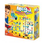 Joc de constructie tip Marble Run - Cursa cu bile si lift - 71 piese fotografia produsului