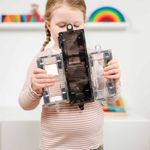 Magnetic Tiles Set constructie magnetic, 50 piese masinute fotografia produsului View 5 S