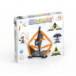 Set de constructie magnetic Supermag Projects Tehnicolor, 45 piese fotografia produsului