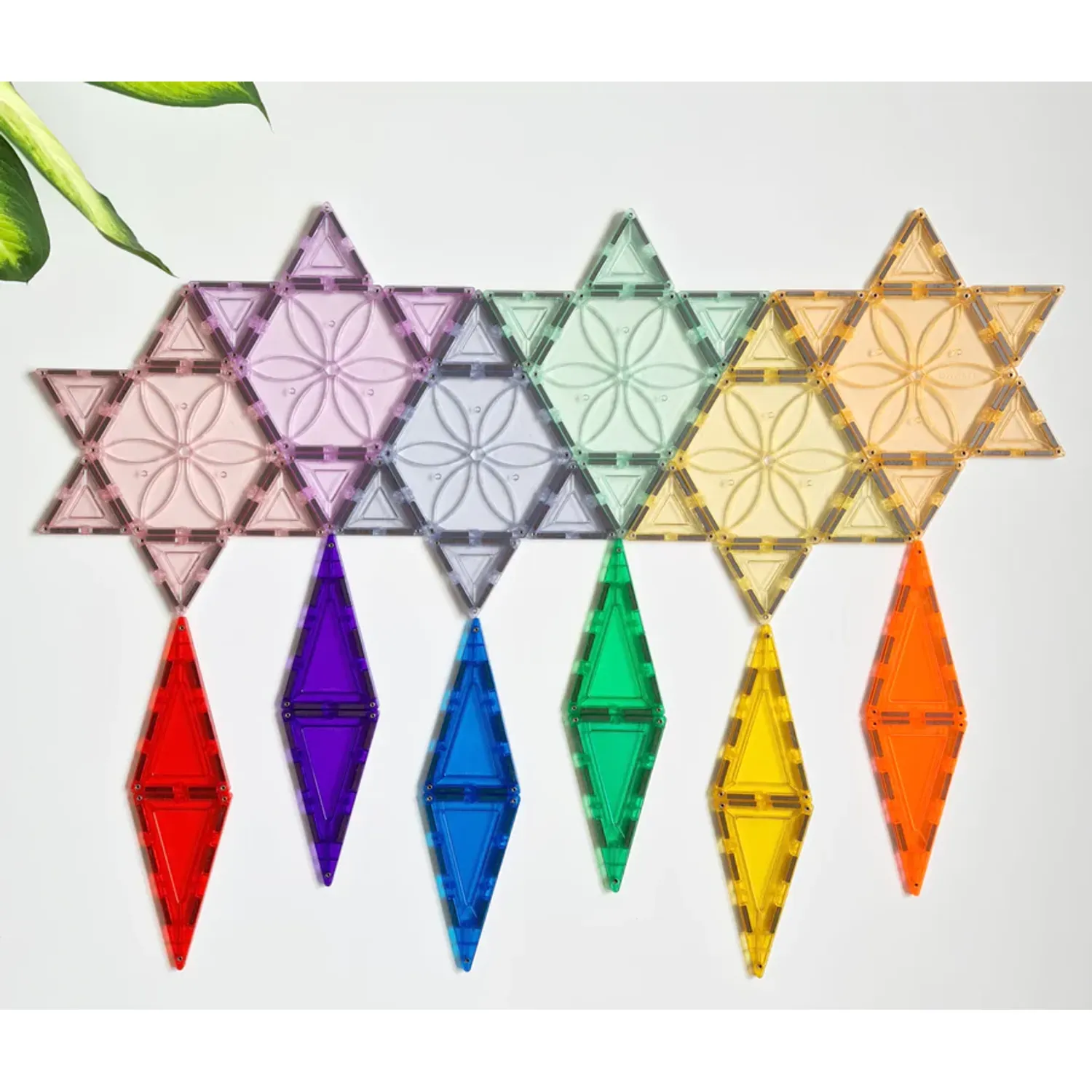 Set magnetic Magblox - 6 piese magnetice hexagon pentru constructie fotografia produsului View 3 L