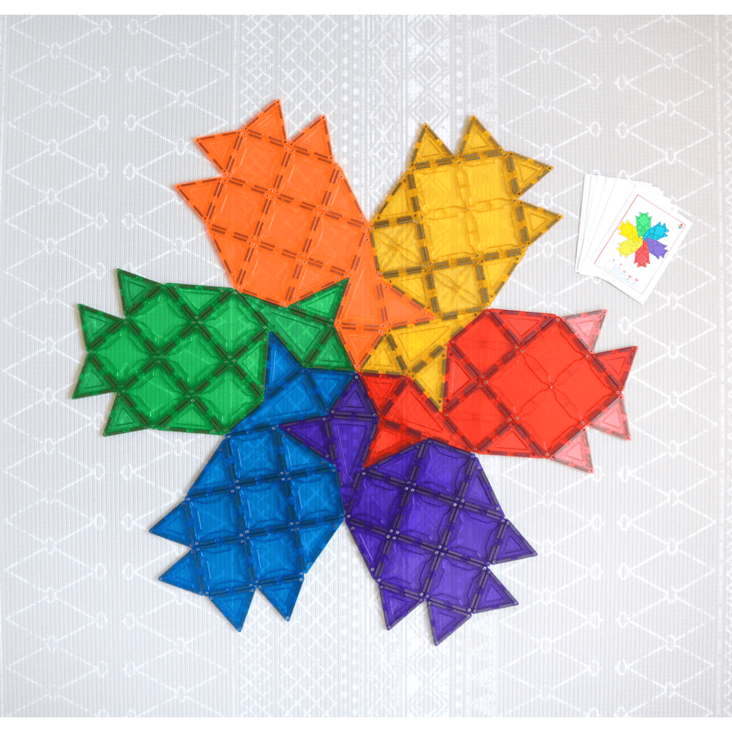 Set carduri Mandala pentru seturile magnetice de constructie fotografia produsului View 3 L
