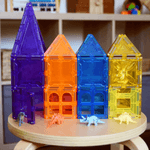 Set magnetic Magblox - 24 piese magnetice accesorii pentru constructie fotografia produsului View 4 S