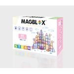 Set magnetic Magblox - 66 piese magnetice de constructie PASTEL transparente fotografia produsului