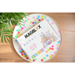 Set magnetic Magblox - 66 piese magnetice de constructie PASTEL transparente fotografia produsului View 5 S