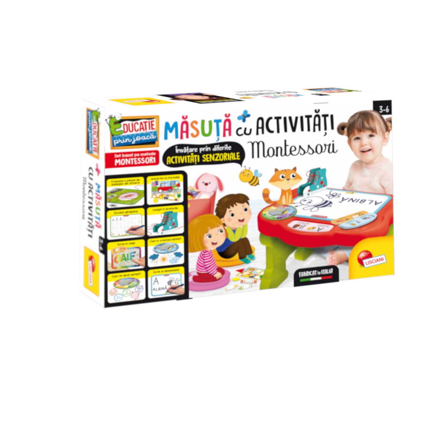 Masuta cu activitati Montessori, in limba romana fotografia produsului