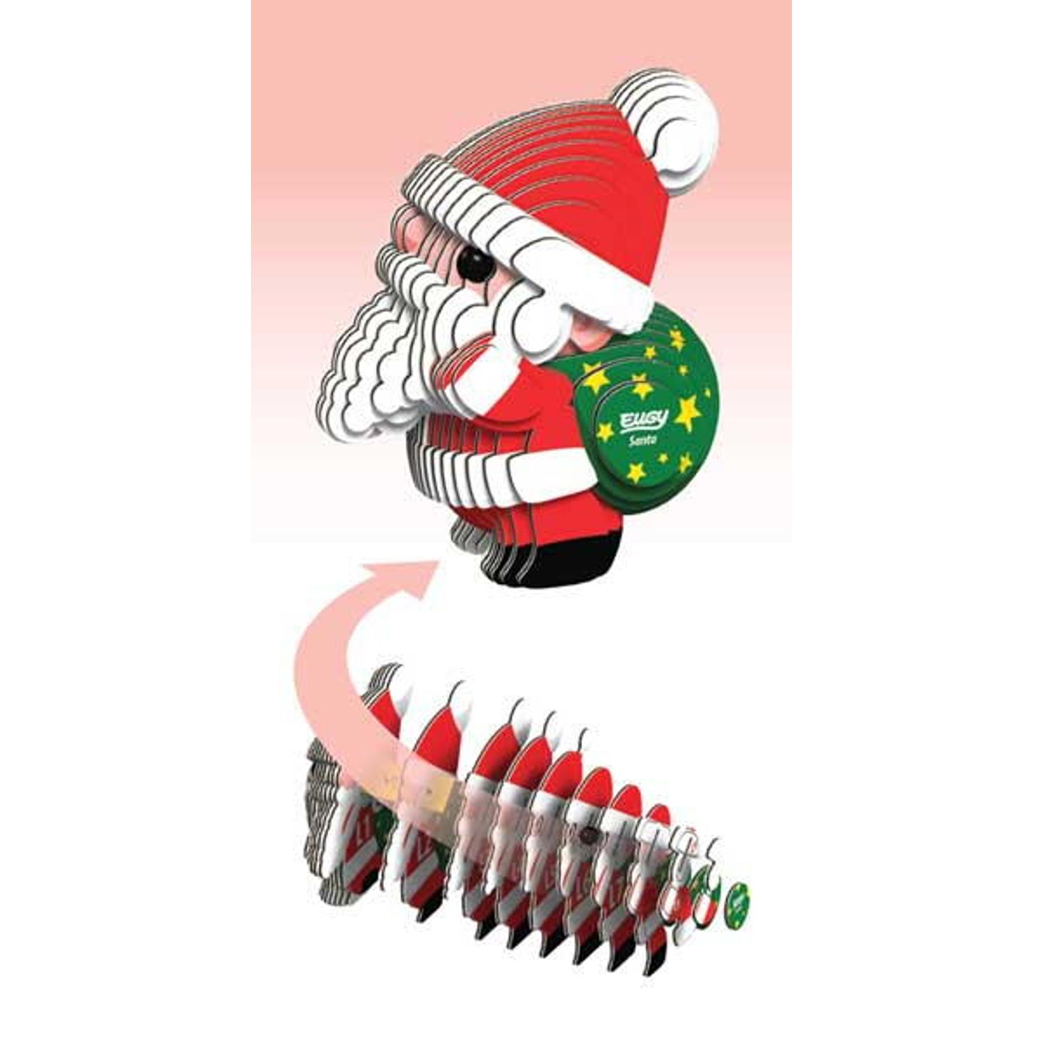 Model 3D - Mos Craciun fotografia produsului View 3 L