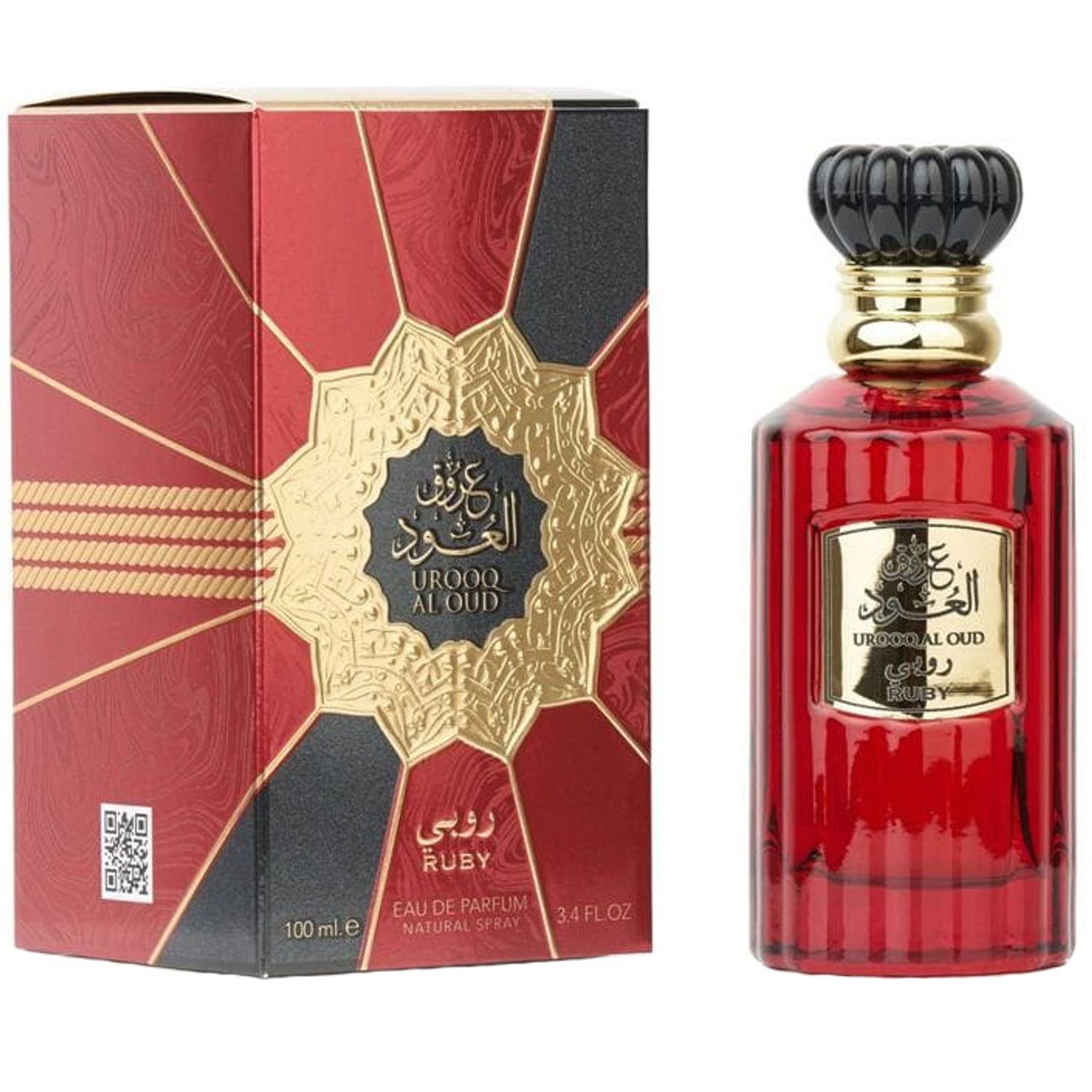 Apa de Parfum Lattafa, Urooq Al Oud Ruby, Femei, 100 ml fotografia produsului