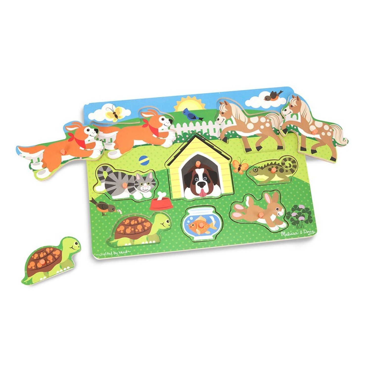Puzzle din lemn Animalele de companie fotografia produsului