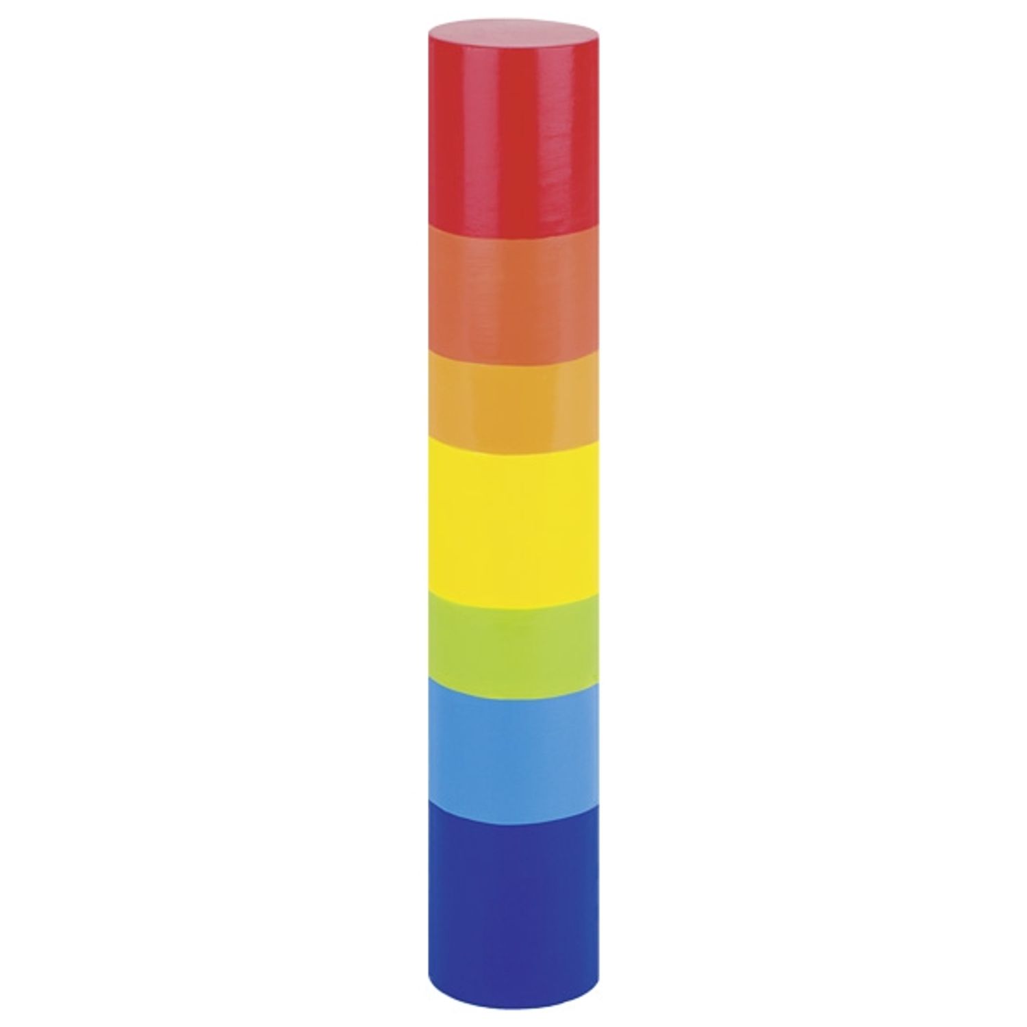 Rainstick din lemn baton de ploaie Curcubeu din lemn fotografia produsului
