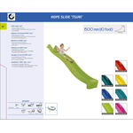 Tobogan copii 2.90 m S-line HDPE verde mar - marca KBT fotografia produsului View 4 S