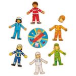 Meserii - Puzzle din lemn figurine fotografia produsului View 2 S