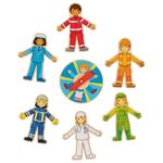 Meserii - Puzzle din lemn figurine fotografia produsului