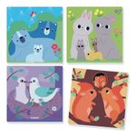 Puzzle vertical cu cuburi Djeco, Puzz-Up Forest fotografia produsului