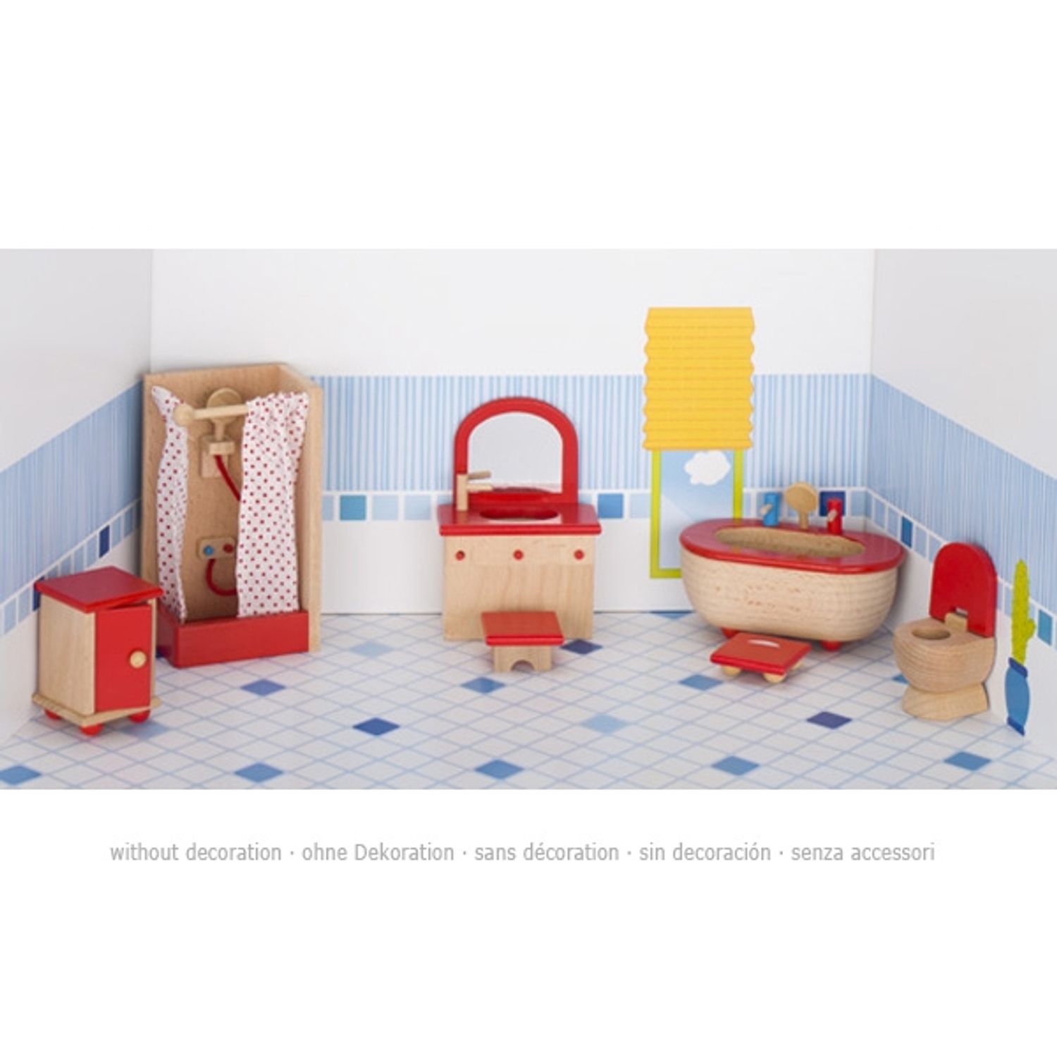 Mobilier pentru casa de papusi - Baie fotografia produsului View 2 L