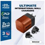 Incarcator retea Energizer A20MUWO, 20W, USB-C (Maro) fotografia produsului View 3 S