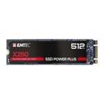 SSD Emtec Power Plus X250 512GB, SATA-III, M.2 2280 fotografia produsului