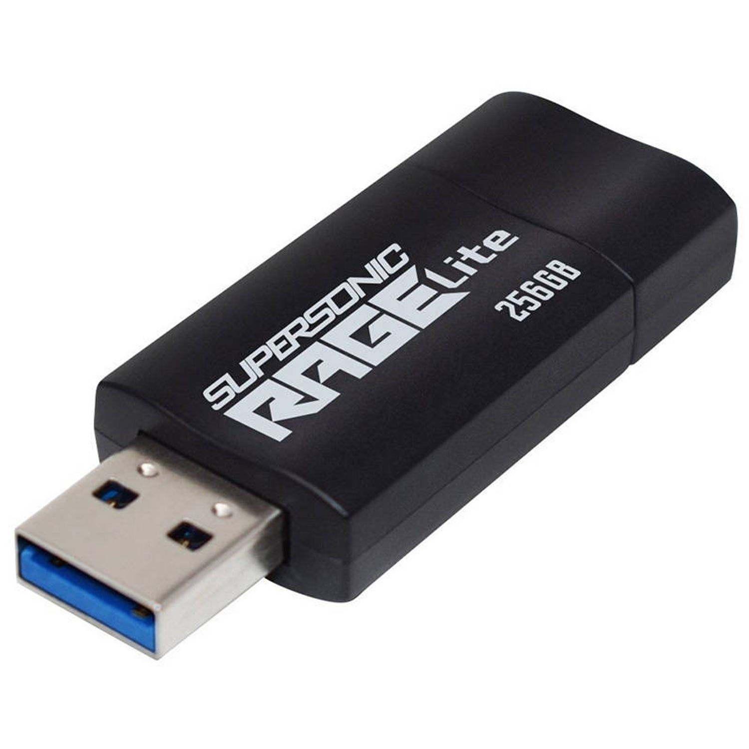 Memorie USB PATRIOT MEMORY Supersonic Rage Lite 256GB USB 3.2 Gen1 Black fotografia produsului