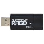 Memorie USB PATRIOT MEMORY Supersonic Rage Lite 256GB USB 3.2 Gen1 Black fotografia produsului View 4 S