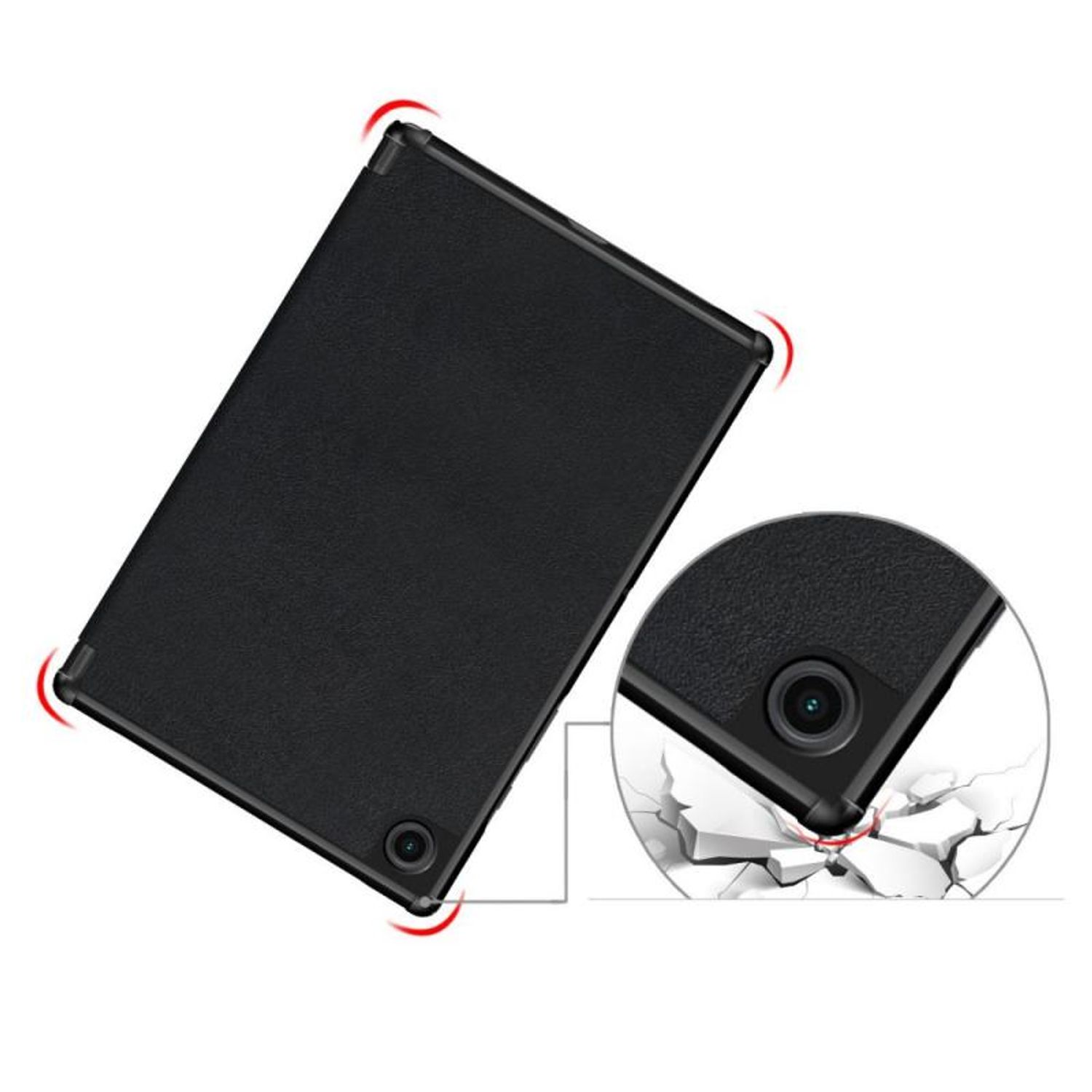 Husa Tech-Protect Smartcase compatibila cu Samsung Galaxy Tab A8 10.5 inch (Negru) fotografia produsului View 5 L