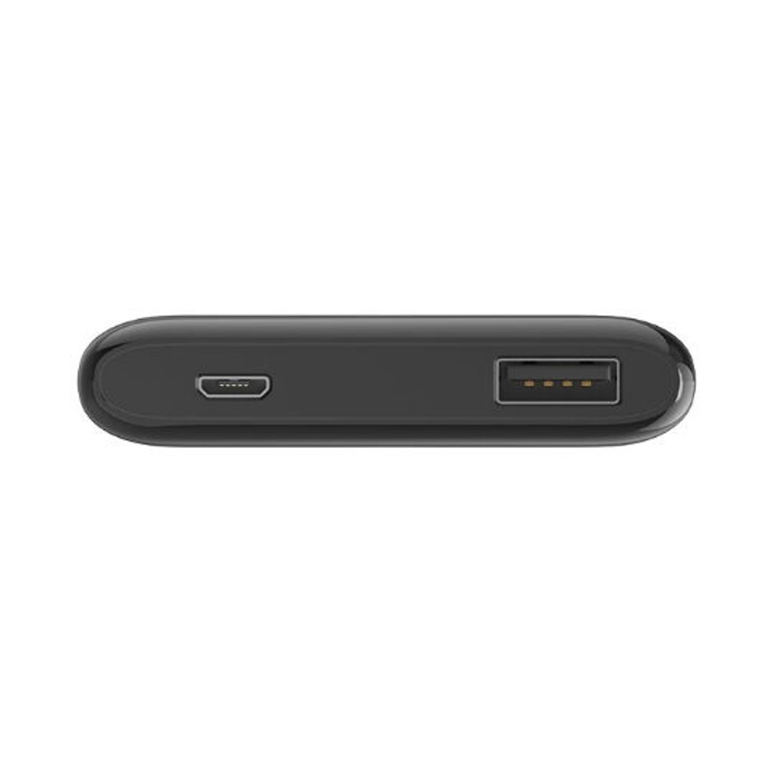 Acumulator extern Hama 188311, 5000mAh, 1xMicroUSB, 1xUSB (Negru) fotografia produsului View 2 L