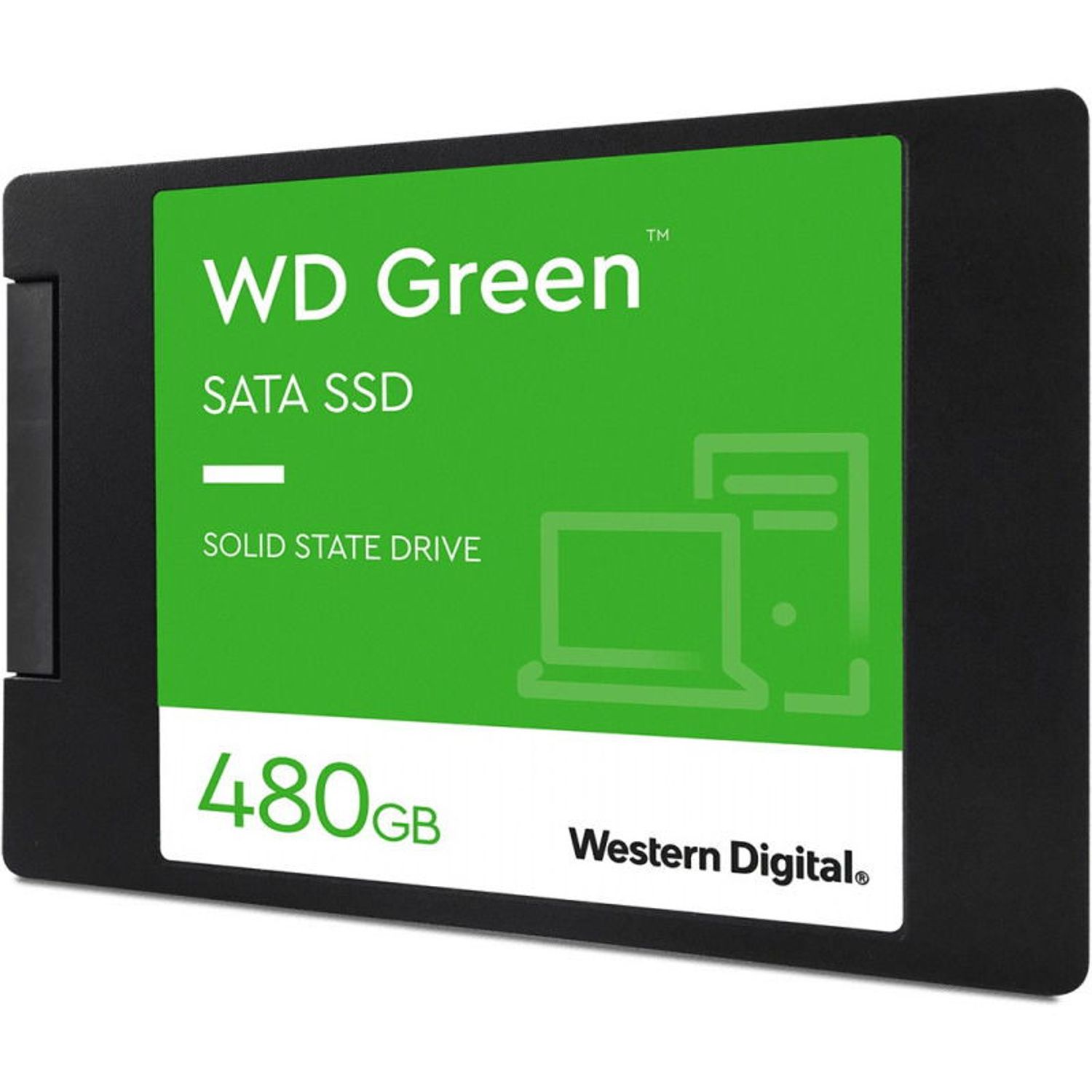 SSD Western Digital Green 480GB SATA-III 2.5" fotografia produsului View 2 L