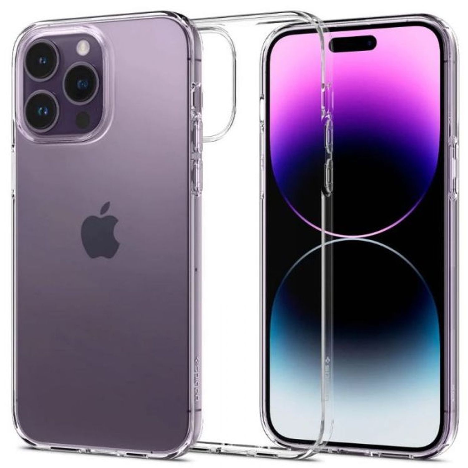 Protectie spate Spigen Liquid Crystal pentru Apple iPhone 14 Pro Max (Transparent) fotografia produsului