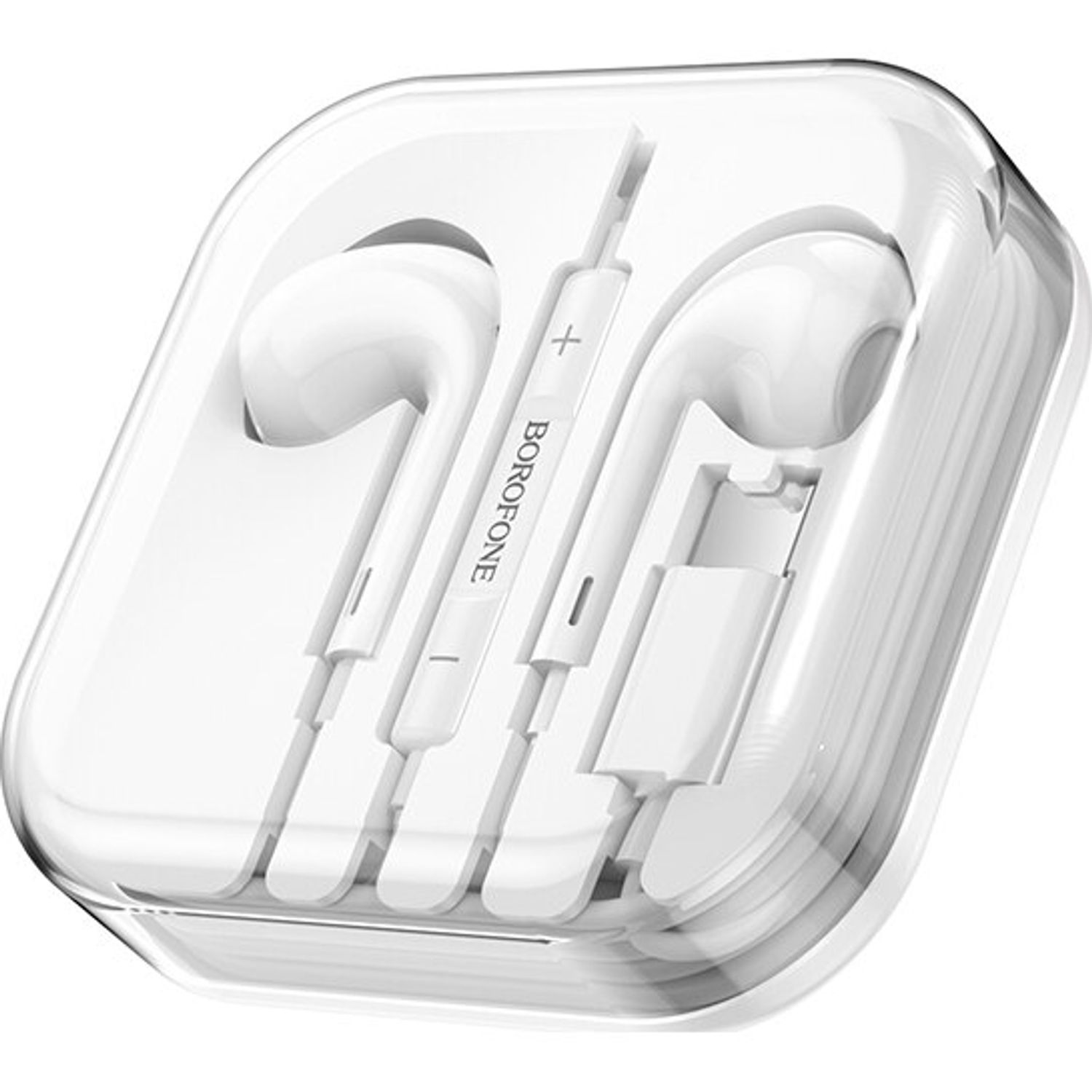 Casti In-Ear HOCO BM30 Max, Cu microfon, USB Type-C, 1.2m (Alb) fotografia produsului