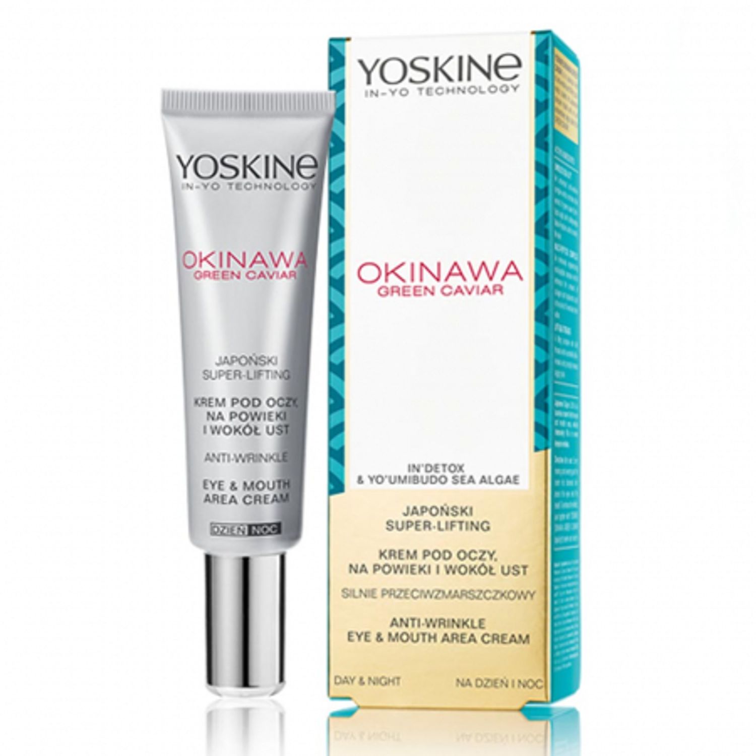 YOSKINE OKINAWA CAVIAR CREMĂ ANTIRID PENTRU ZONA OCHILOR ȘI A GURII, DE ZI ȘI DE NOAPTE fotografia produsului