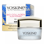 YOSKINE BIO COLLAGEN  CREMĂ DE FAȚĂ REGENERANTA ȘI ANTIRID, PENTRU TENUL 50+, DE NOAPTE fotografia produsului