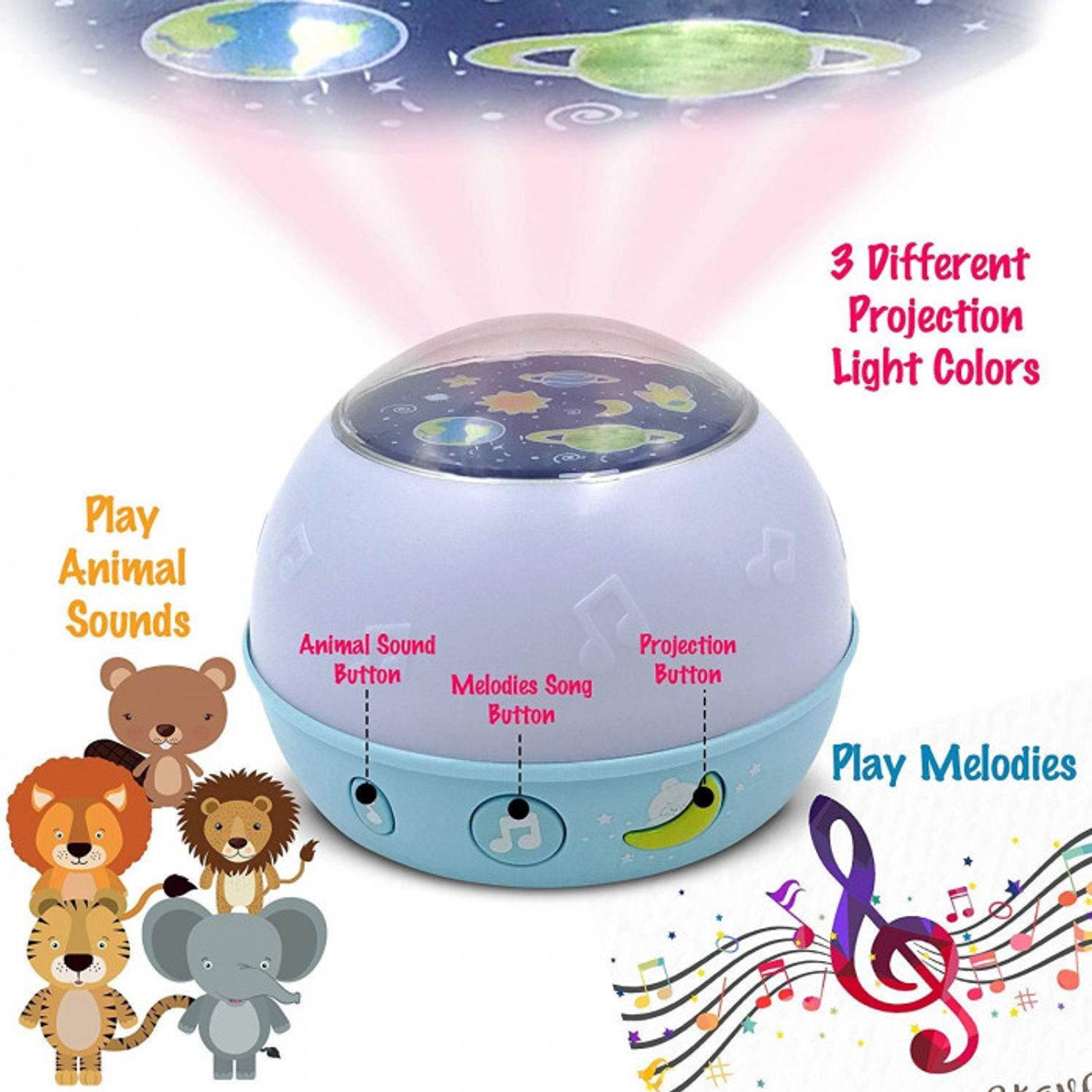 Lampa de veghe Stars Sky fotografia produsului View 4 L