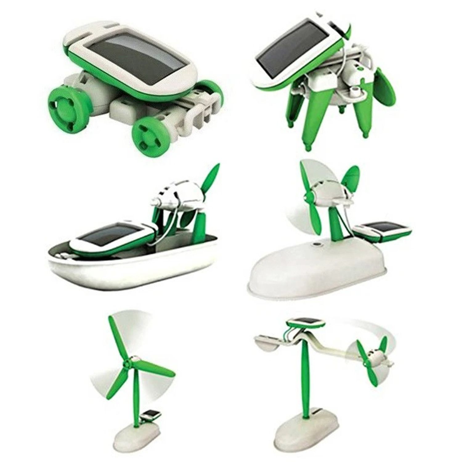 Kit robotic solar, jucarie educativa 6 in 1 fotografia produsului View 4 L