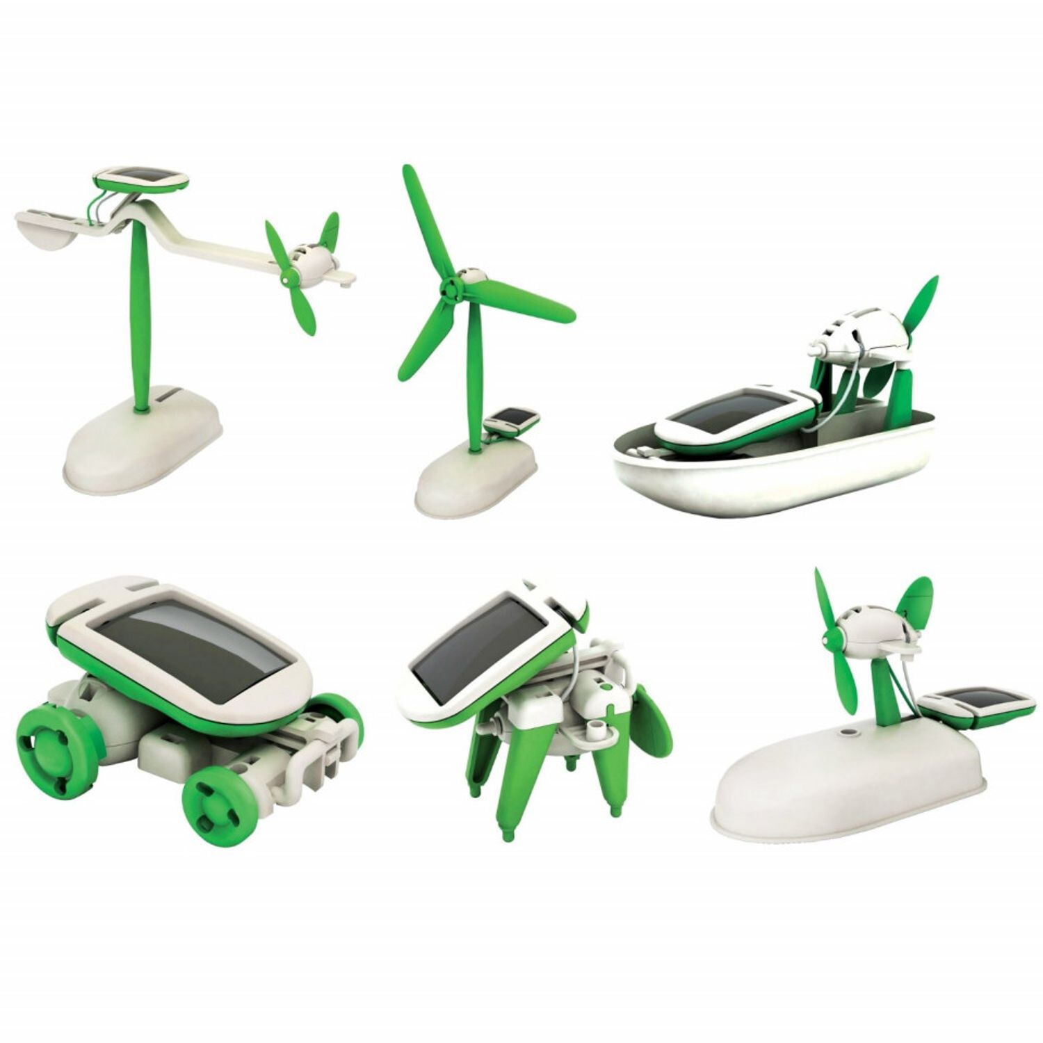 Kit robotic solar, jucarie educativa 6 in 1 fotografia produsului View 3 L