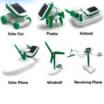 Kit robotic solar, jucarie educativa 6 in 1 fotografia produsului View 2 S