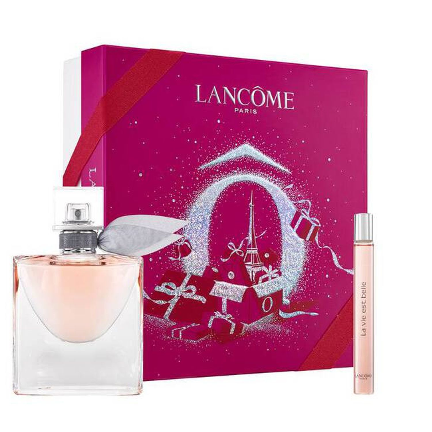 Set Cadou Lancome La Vie Est Belle, Femei, 100 ml Apa de Parfum + 15 ml Apa de Parfum fotografia produsului