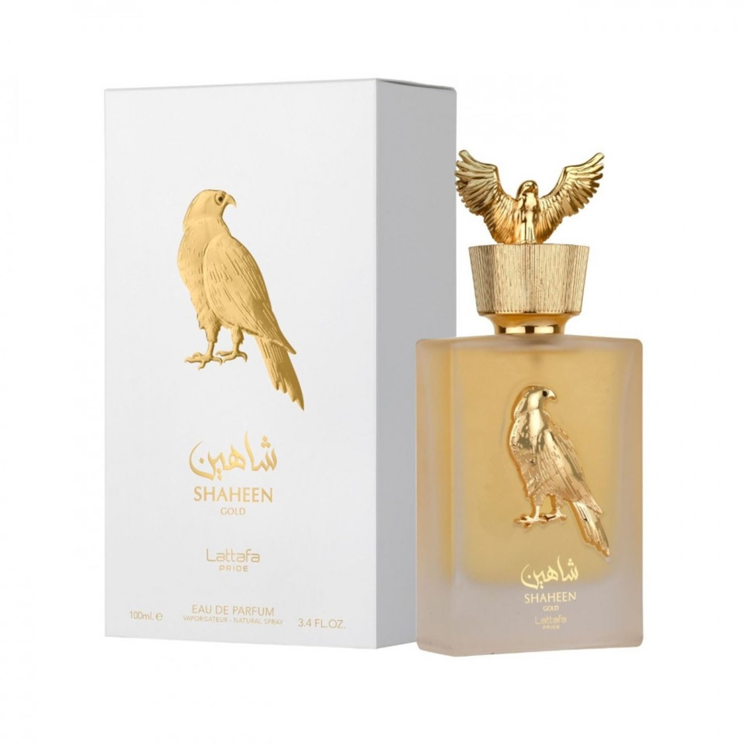 Apa de parfum Lattafa Shaheen Gold, 100 ml, unisex фото продукта