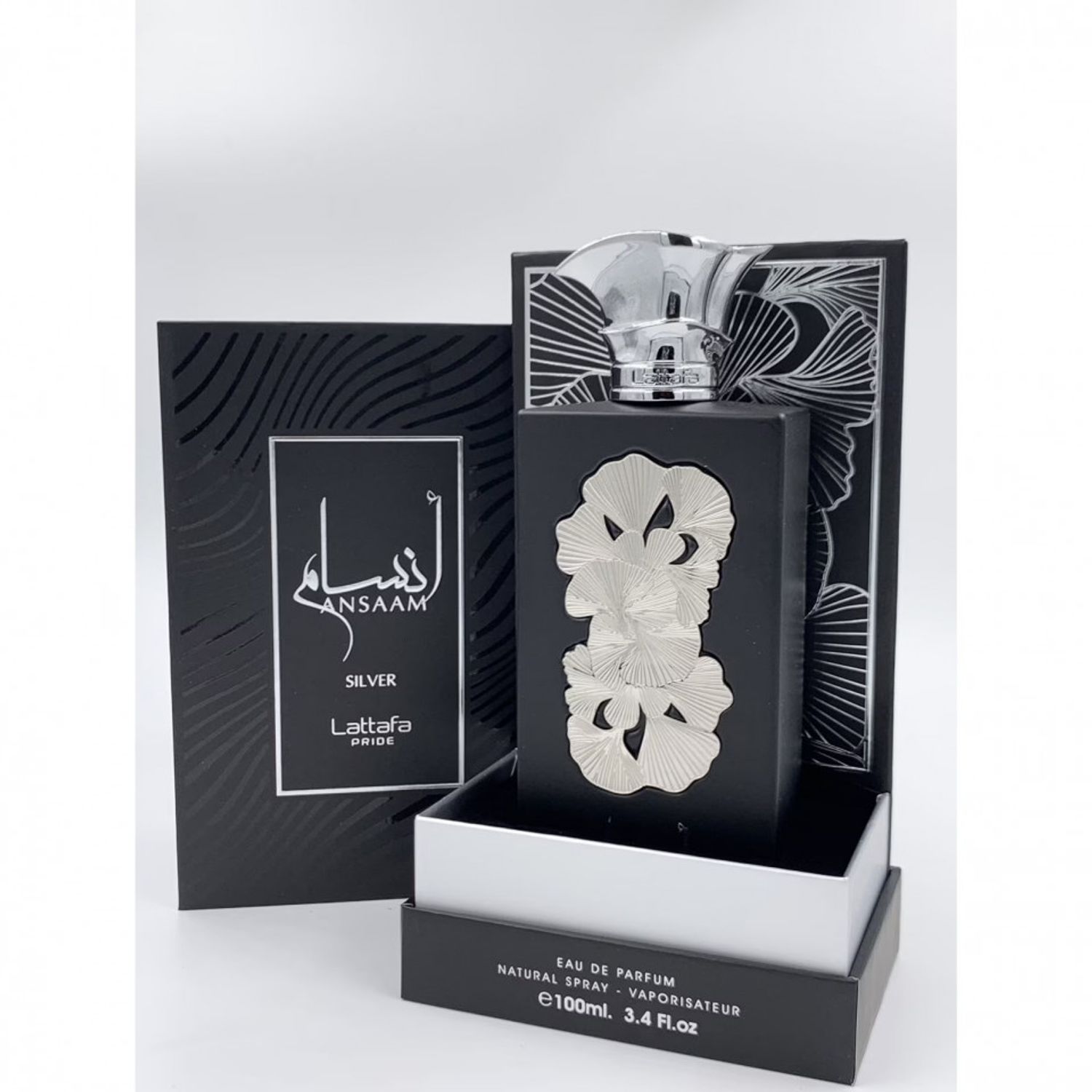 Apa de parfum Lattafa Ansaam Silver, 100 ml, unisex фото продукта