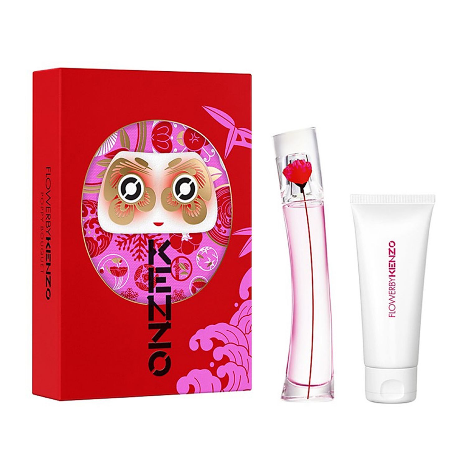 Set cadou Kenzo, Flower by Kenzo Poppy Bouquet, Femei  30 ml Apa de parfum + 75 ml Lotiune de corp fotografia produsului