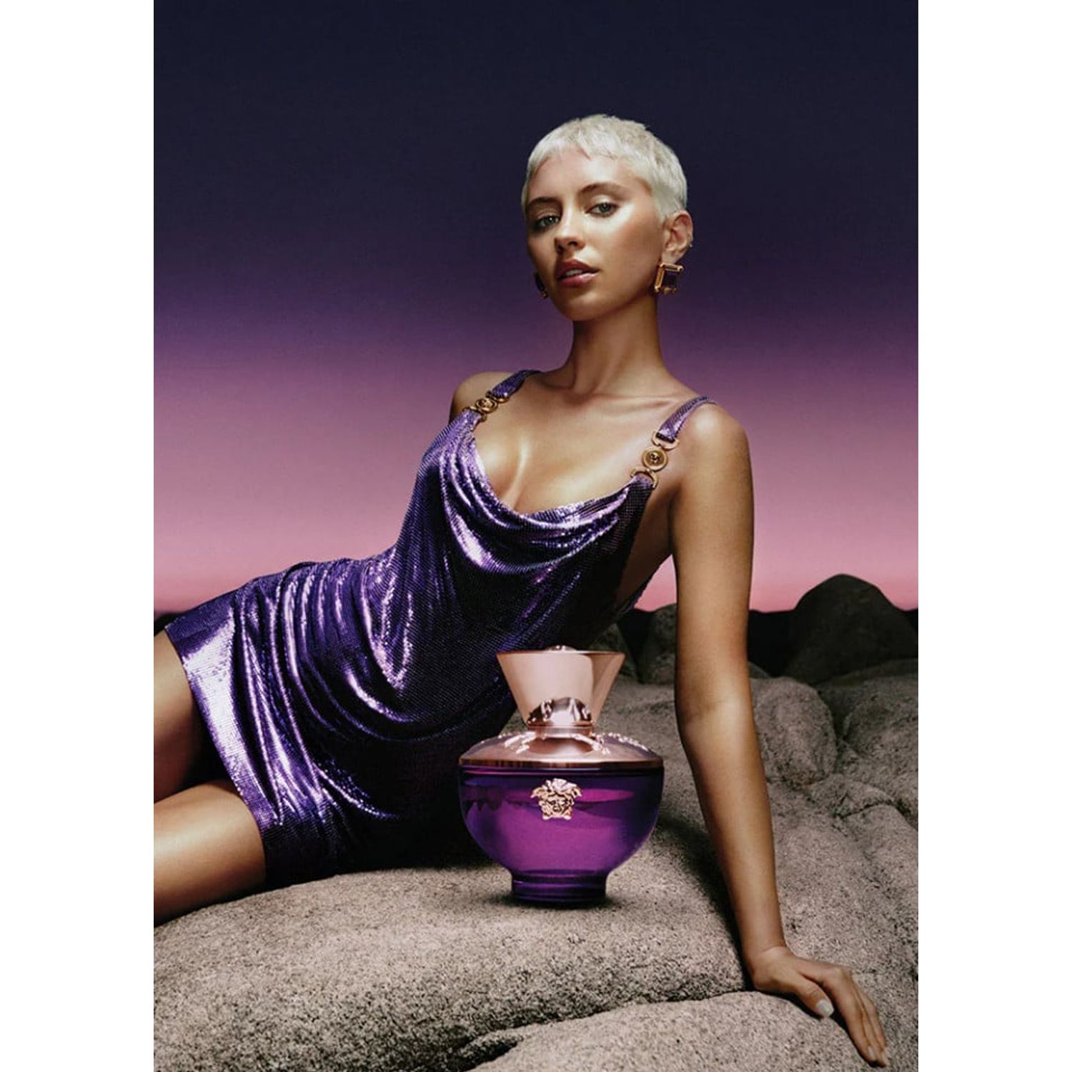 Apa de parfum Versace Dylan Purple, 30 ml, pentru femei fotografia produsului View 3 L