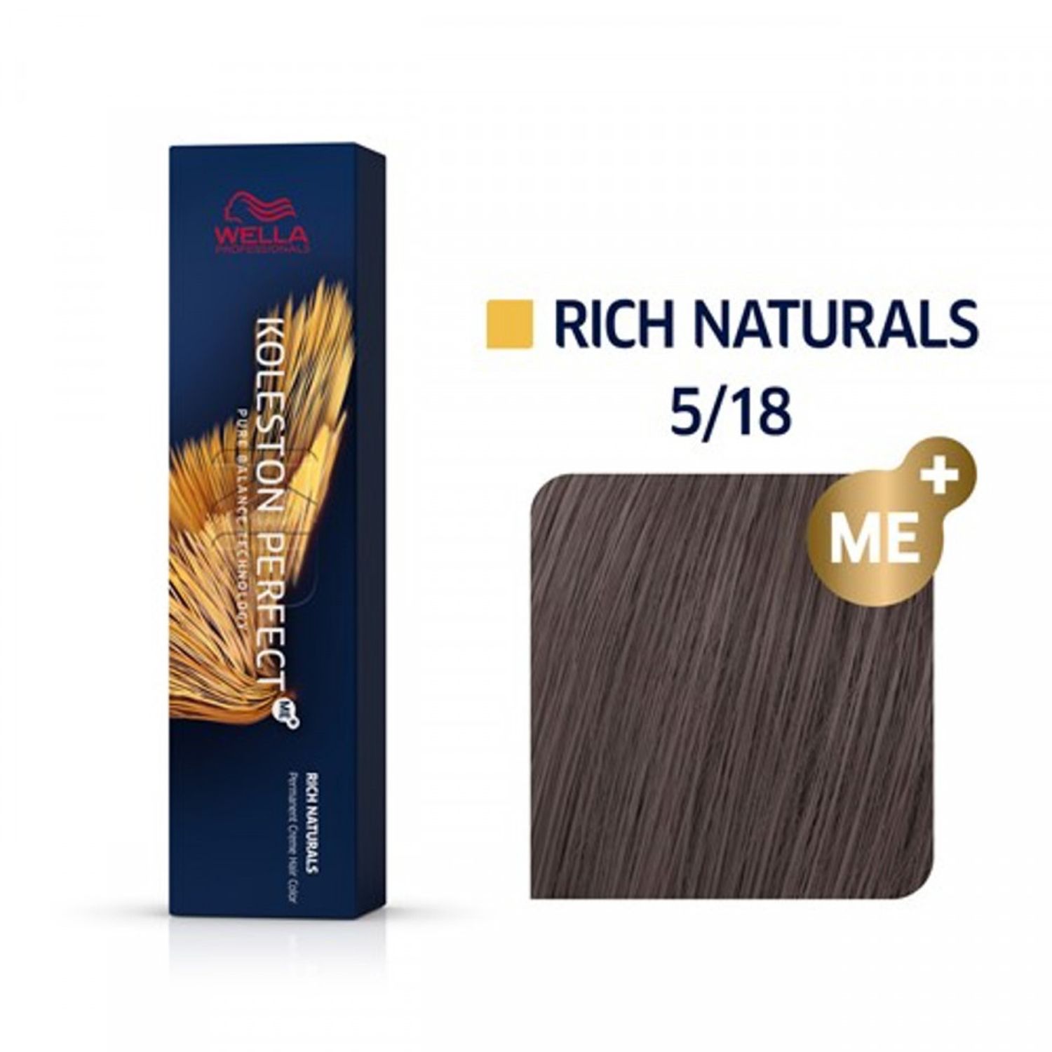 Vopsea permanenta Wella Professionals Koleston Perfect 5/18 fotografia produsului