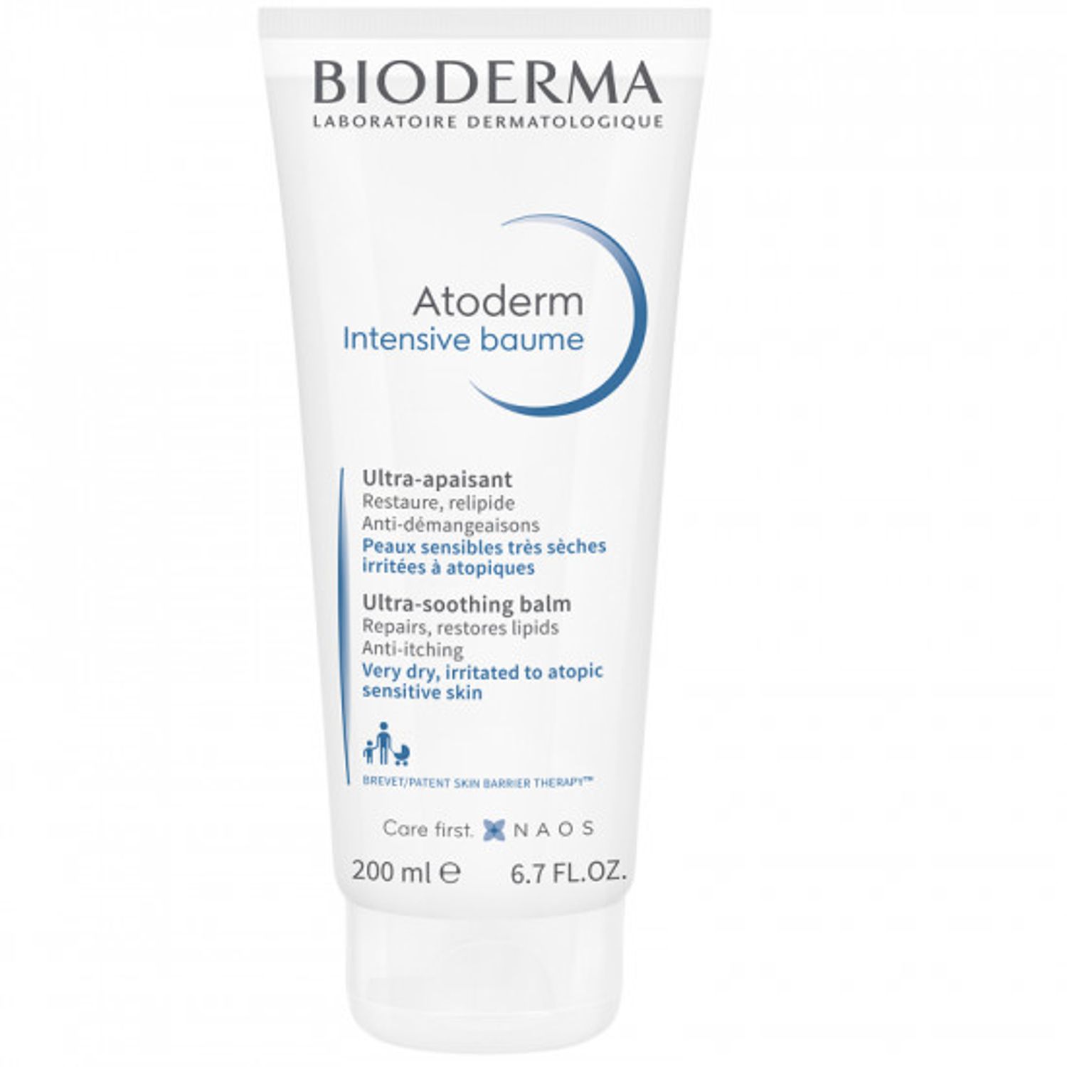 Balsam restructurant pentru pielea atopica Atoderm Intensive Bioderma, 200 ml фото продукта