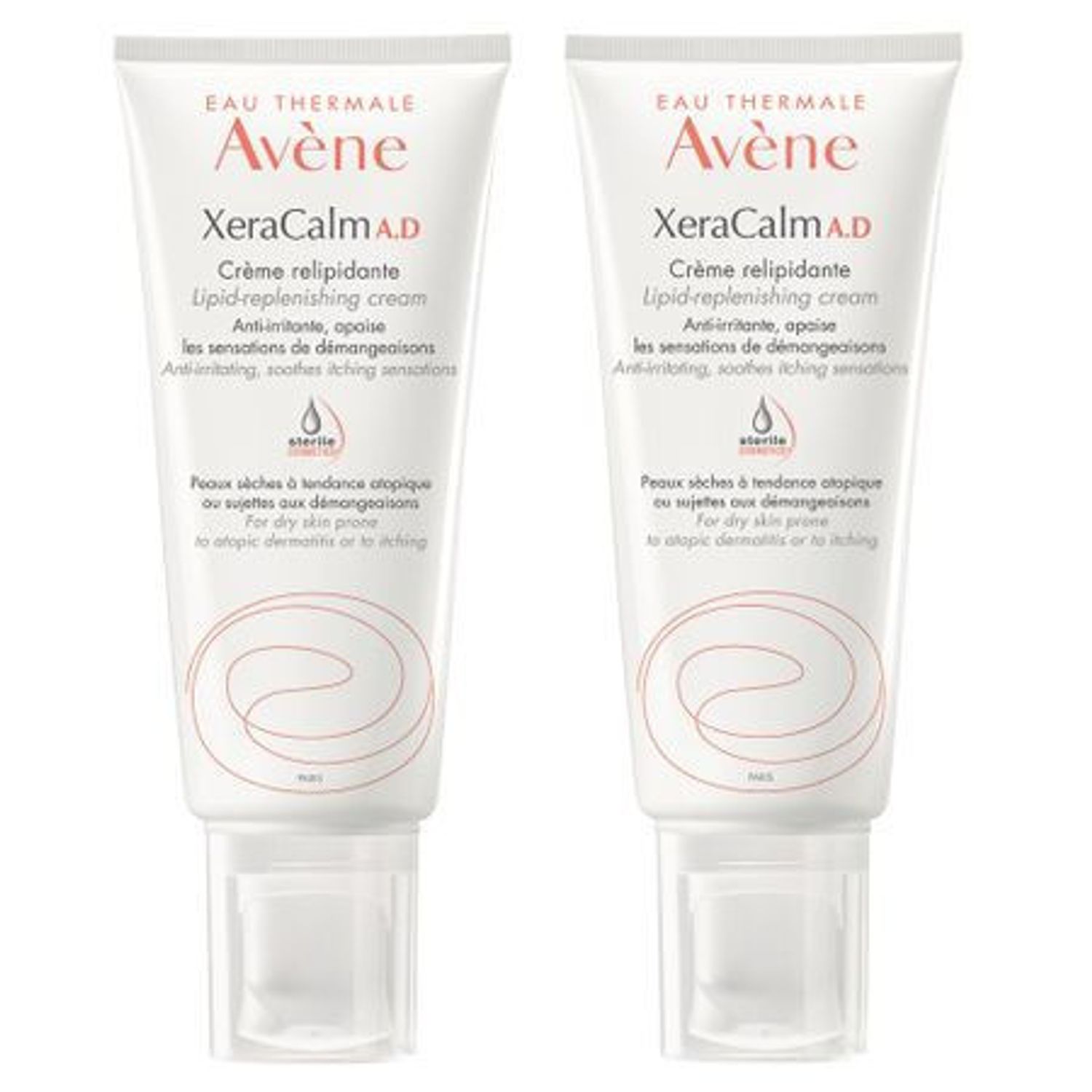 Pachet Crema emolienta Avene XeraCalm AD, 2 x 200ml fotografia produsului View 2 L