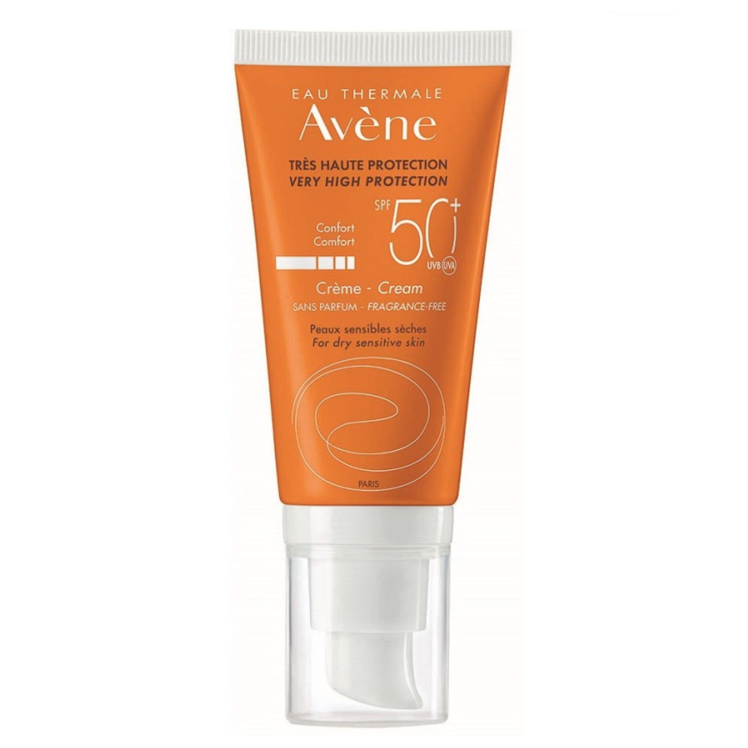Crema fara parfum SPF 50+ Avene Pierre Fabre, 50 ml fotografia produsului
