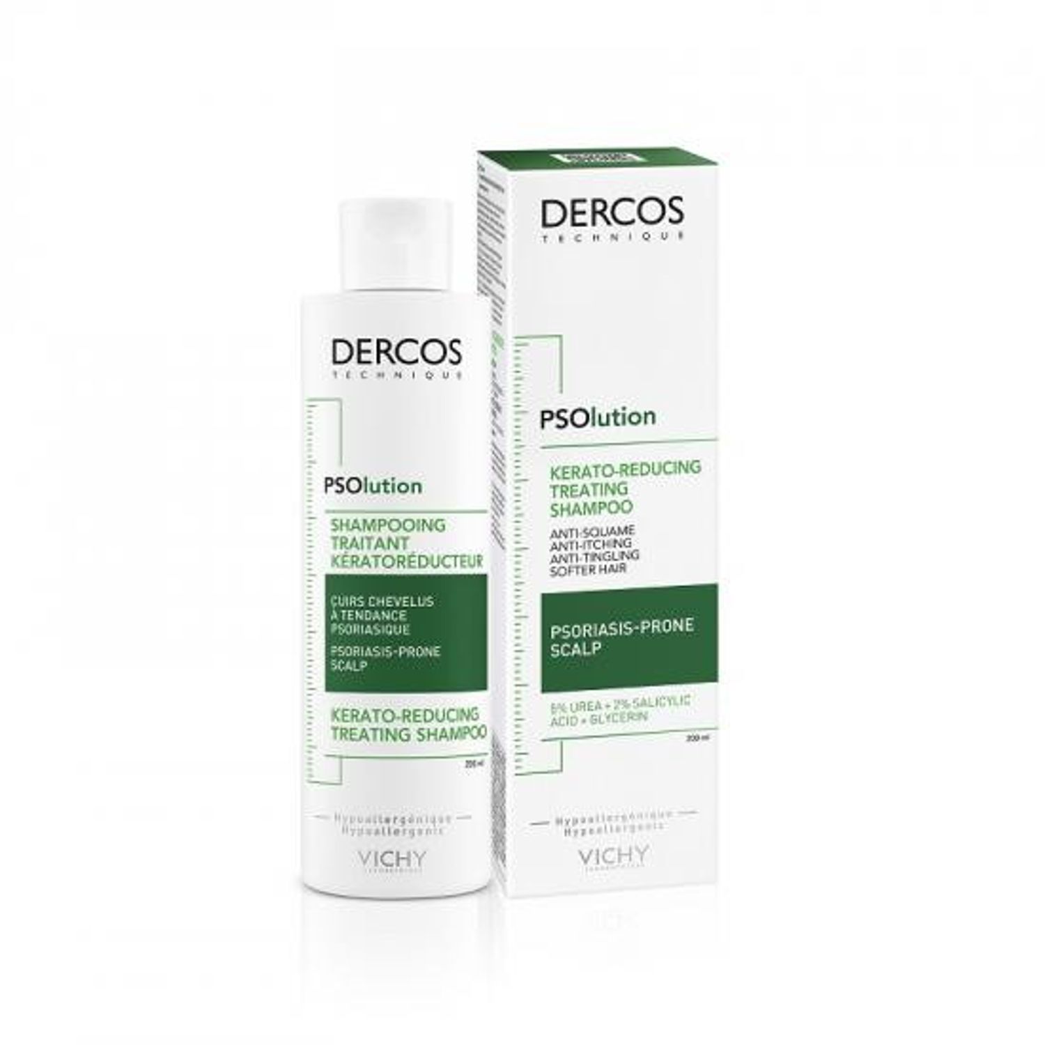 Sampon tratament keratoreductor Vichy Dercos PSOlution, 200 ml fotografia produsului View 2 L