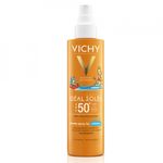 Spray pentru copii rezistent la apa cu SPF 50+ Vichy Capital Soleil 200 ml fotografia produsului